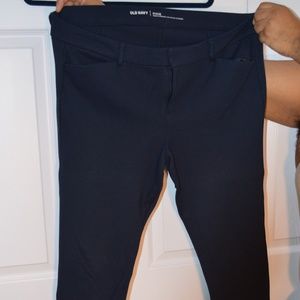 Navy Blue Skinny Style Dress Pants